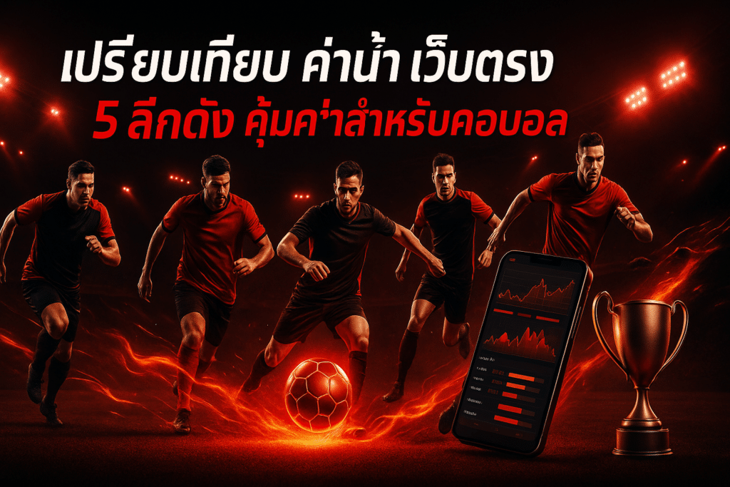 เปรียบเทียบ ค่าน้ำ เว็บตรง